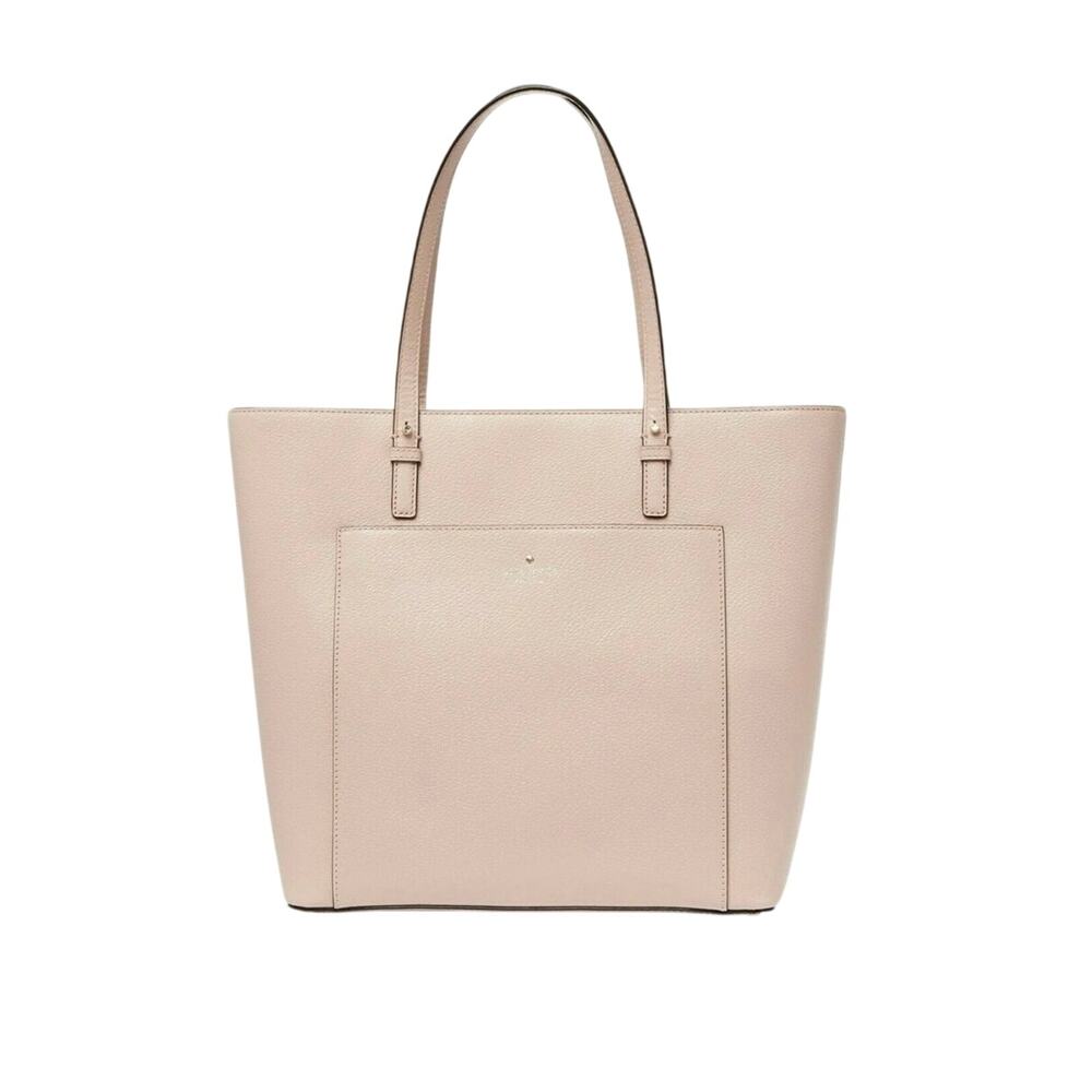 Kate Spade Grand Street Sadie Tote Warm Vellum Pink Pebbled Leather Shoulder Bag